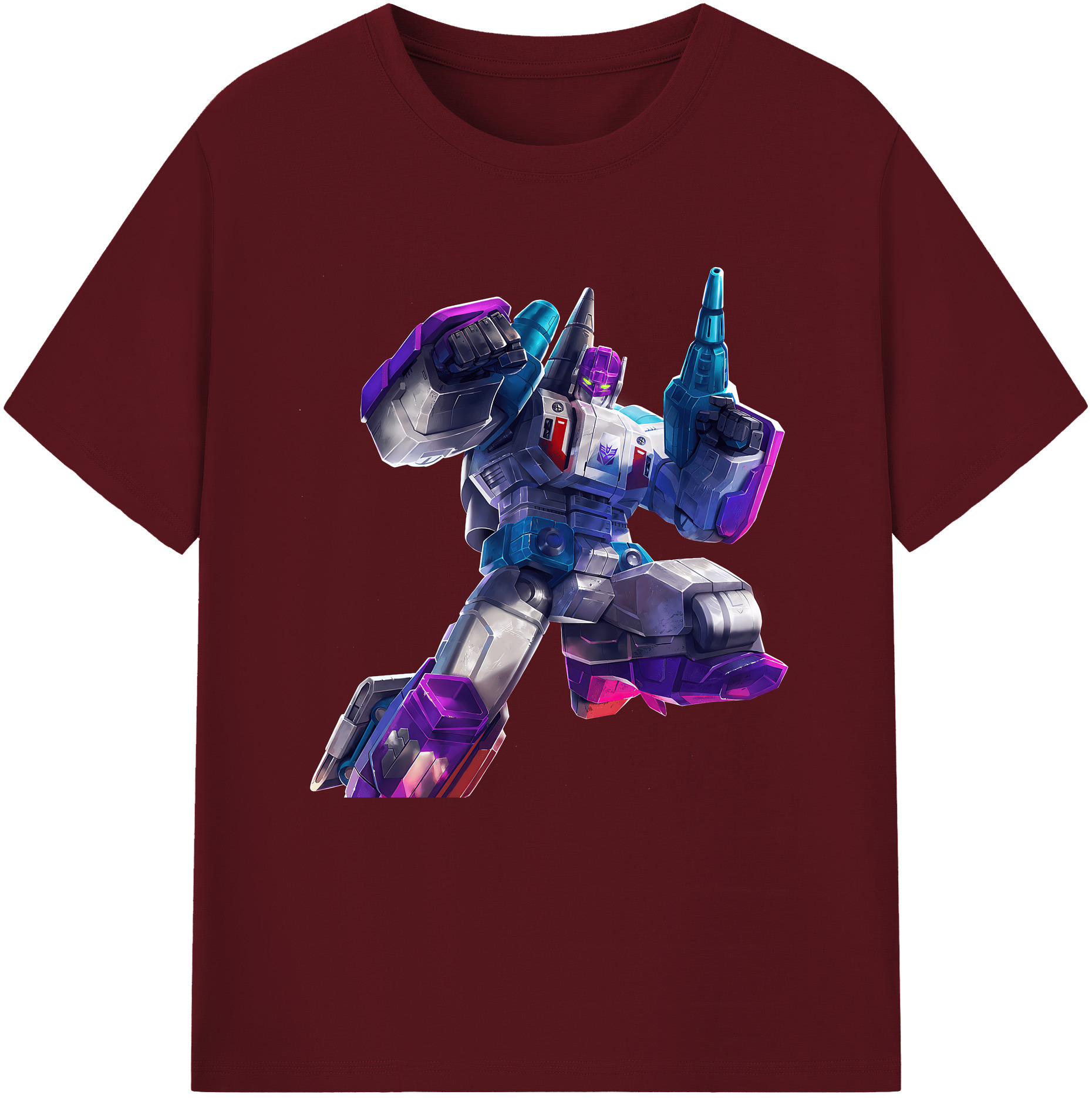 （画像用） Transformers トランスフォーマー 綿100％半袖Tシャツ（フロントプリント）